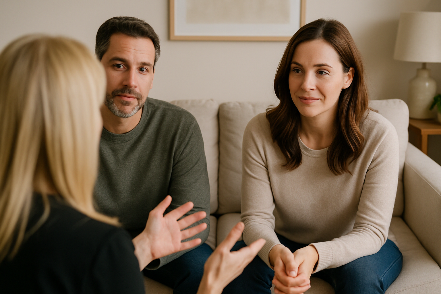 Dr. Martha counseling session with parents